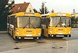 Zwei M.A.N. S 240 Bahnbusse, ehem. Postbusse